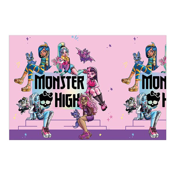 MONSTER HIGH PLST TBLCVR 120X180CM 1CTP