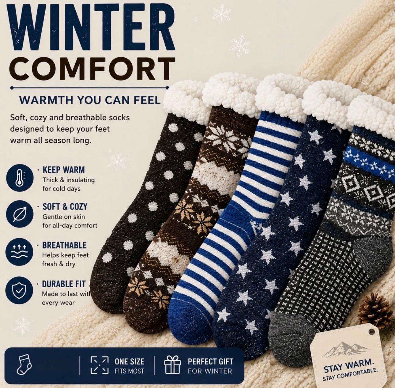 Winter Sherpa Socks