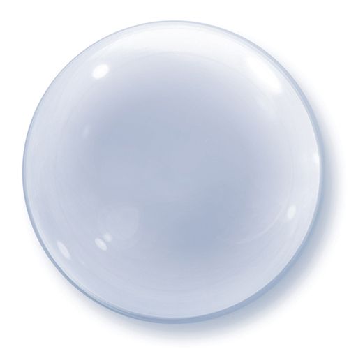 20 INCH DECO BUBBLE ROUND CLEAR 1CTP
