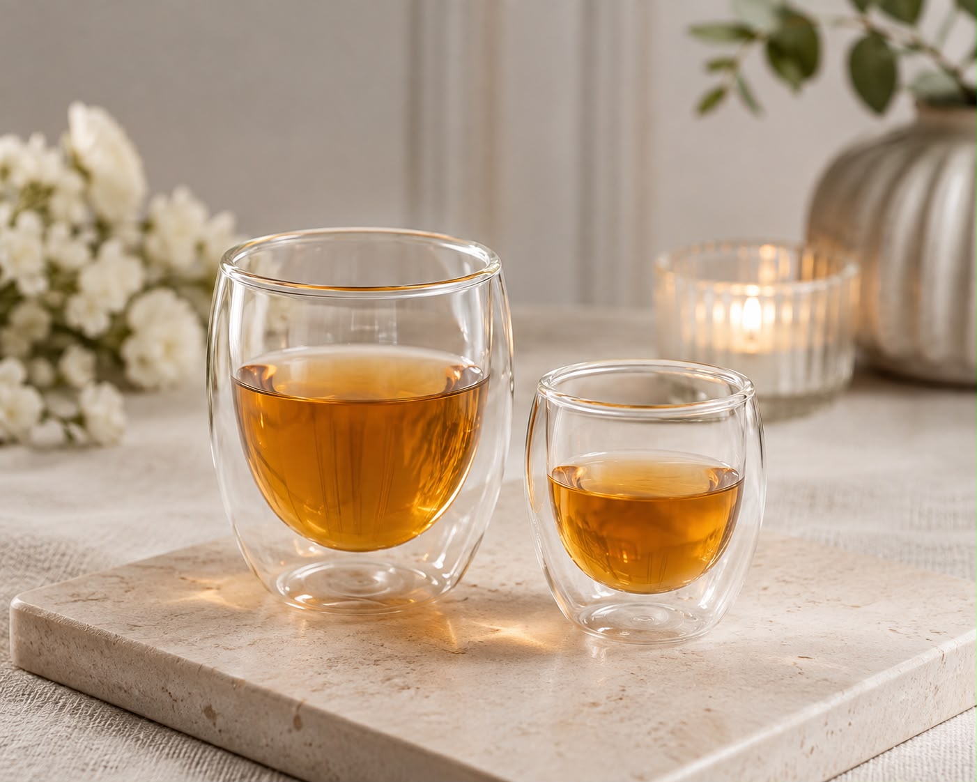 Double Walled Glasses Set of 6