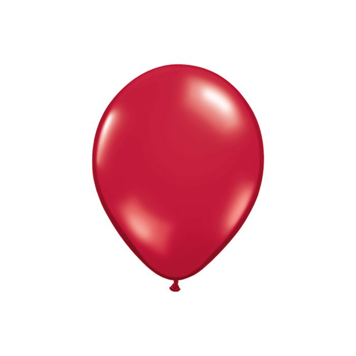 11 INCH LATEX JEWEL RUBY RED 100CTP
