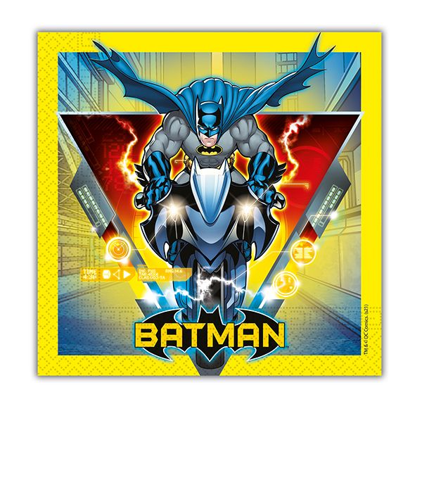 BATMAN ROGUE RAGE 2PLY NAPKIN 33X33CM 20CT