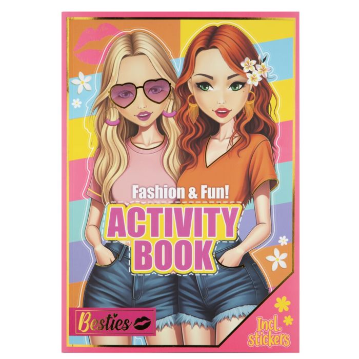 Bestie Activity Book A4 Including Stickers