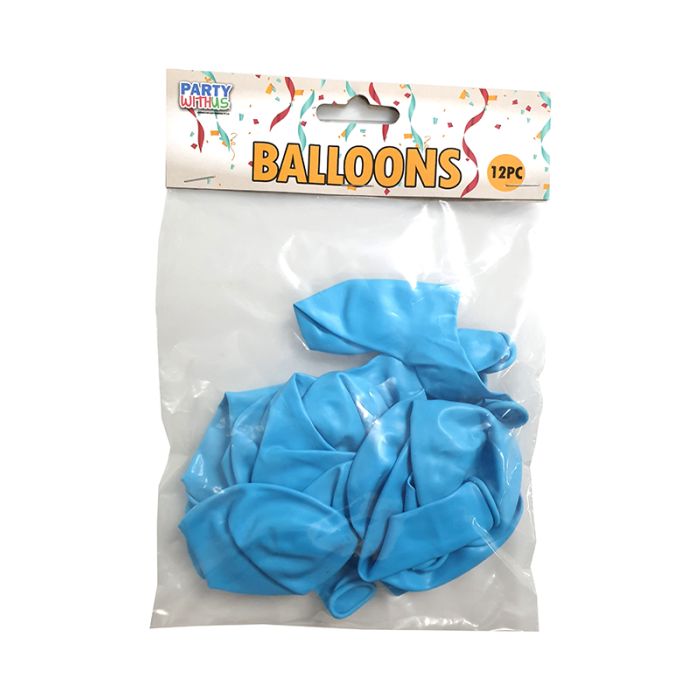 12 INCH LATEX STANDARD BALLOONS