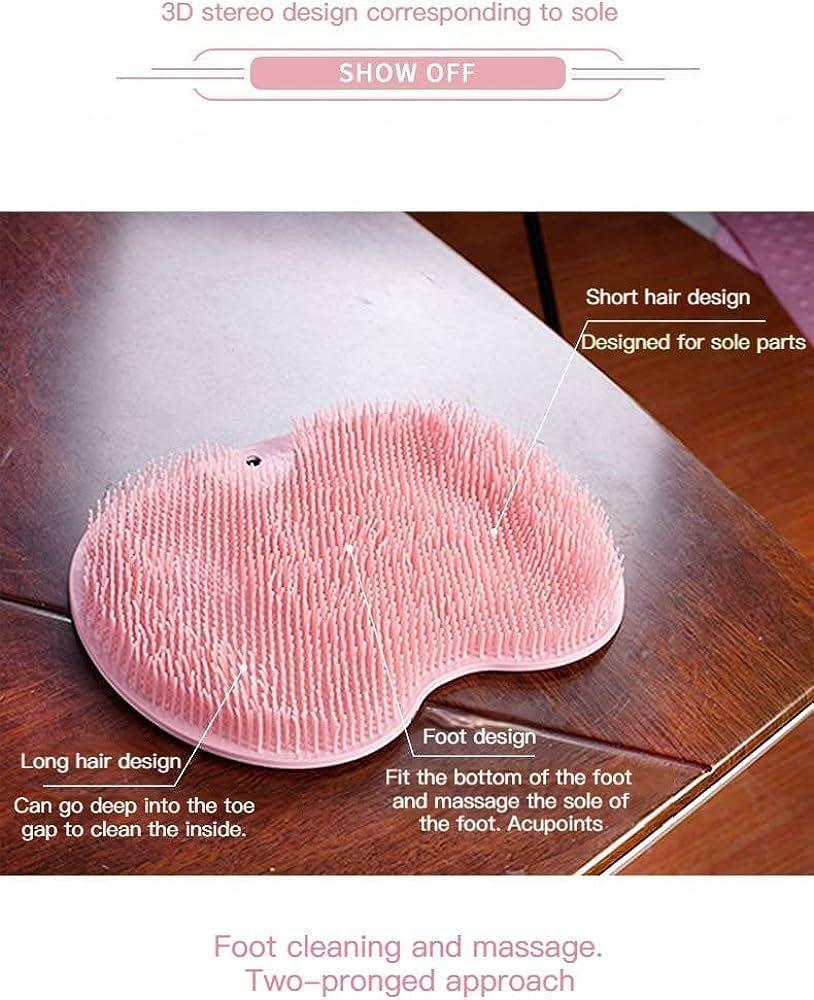Bath Scrubber Massager Mat