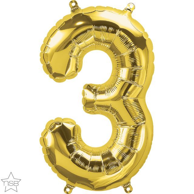 16 IN GOLD NUMBER 3 AIR FILLED 1CTP