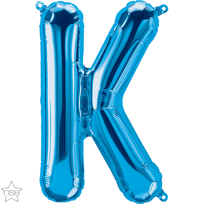 16 IN FOIL BLUE LETTER K AIR FILLED 1CTP