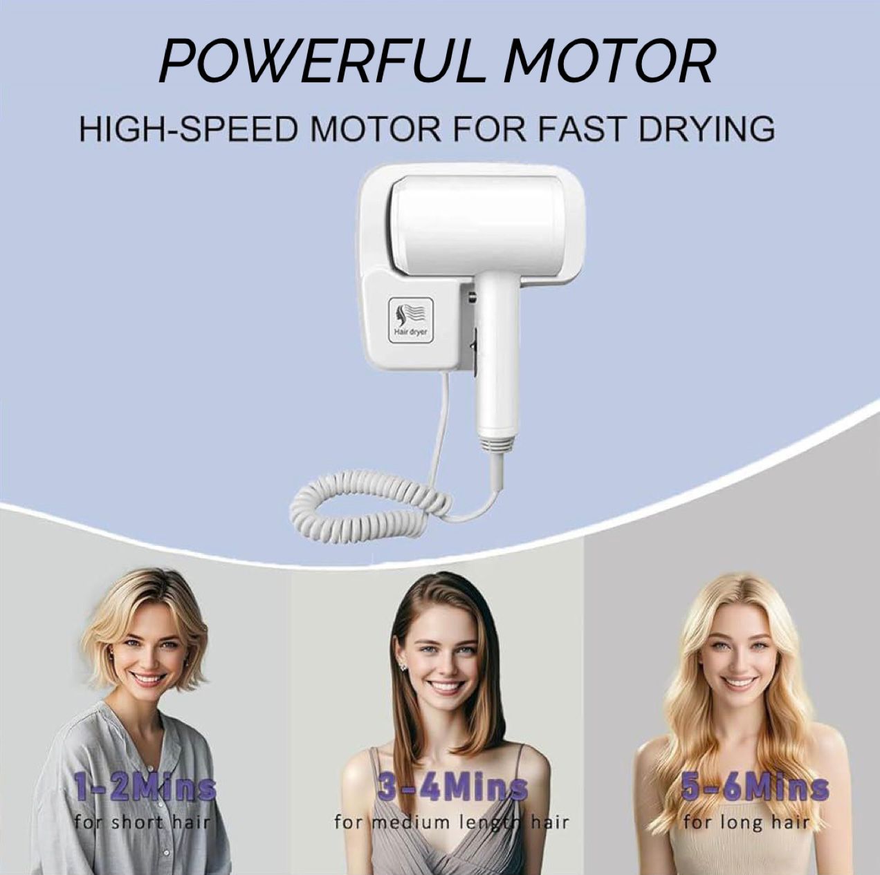 Wall Mounted Professional Hair Dryer