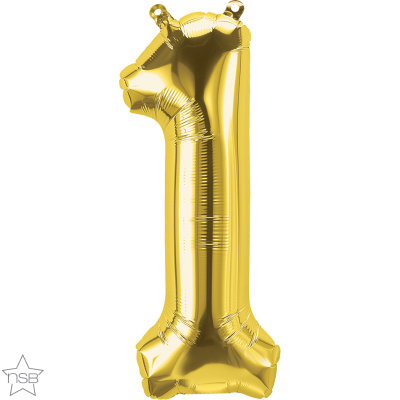 16 IN GOLD NUMBER 1 AIR FILLED 1CTP