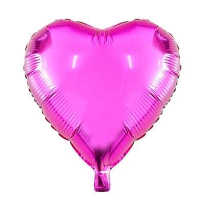 18 INCH AIR-HELIUM FOIL PINK HEART 1CTP