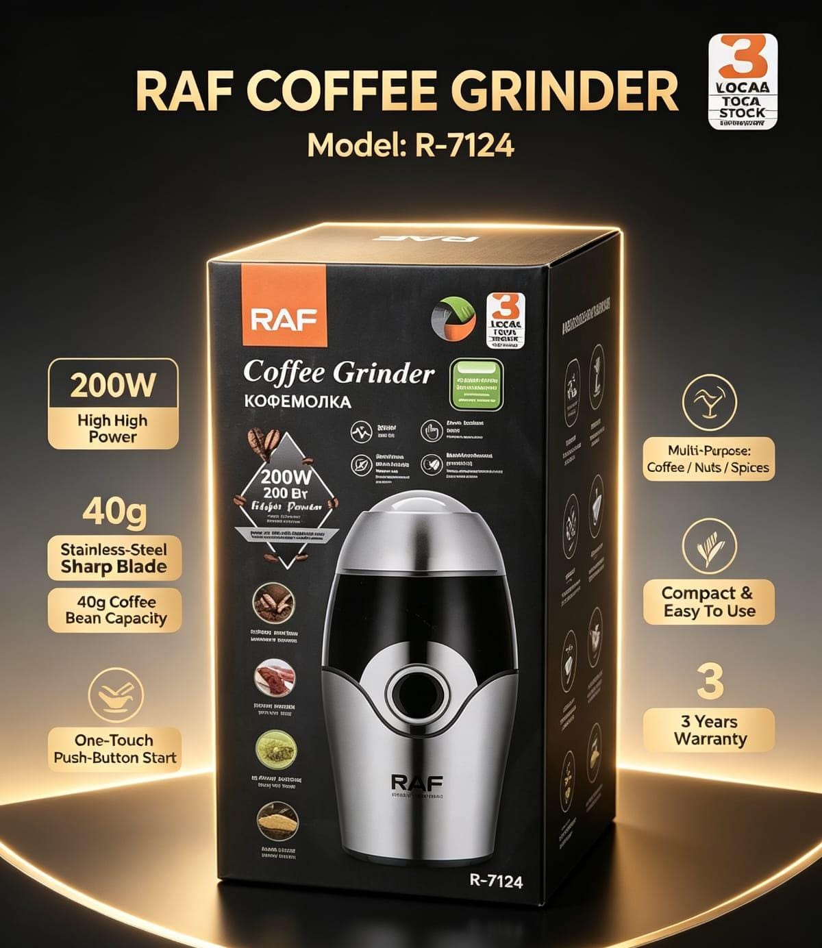 RAF Coffee Grinder