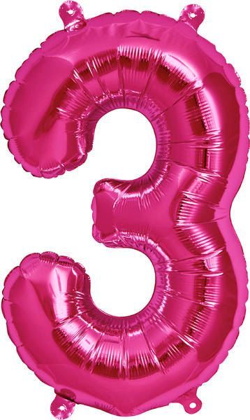 37 INCH AIR-HELIUM PINK FOIL BALLOON 3 1CTP