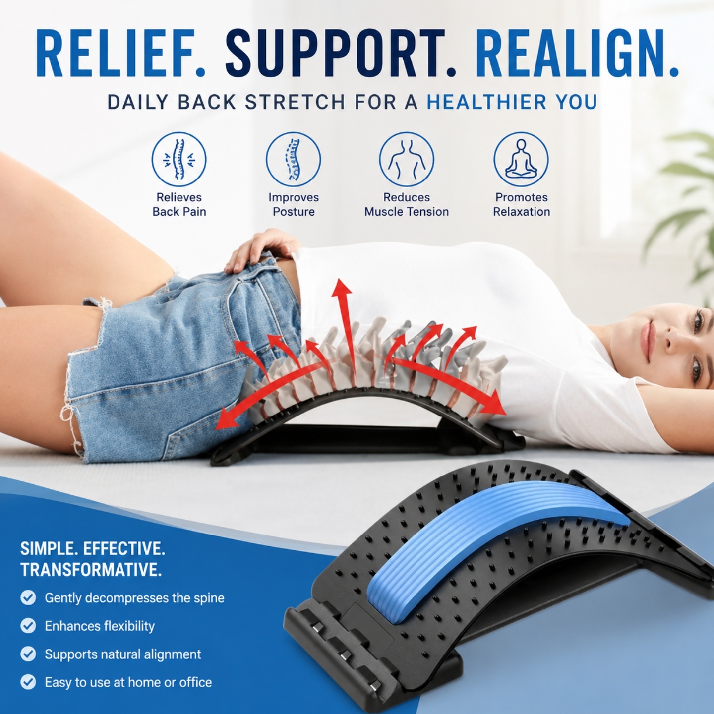 Adjustable Back Stretcher