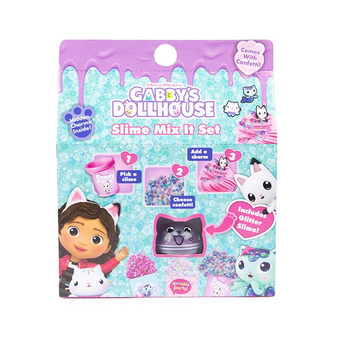 Gabbys Dollhouse Slime Mix It Set