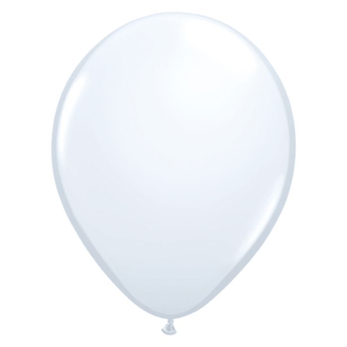 11 INCH LATEX RND WHITE 100CTP