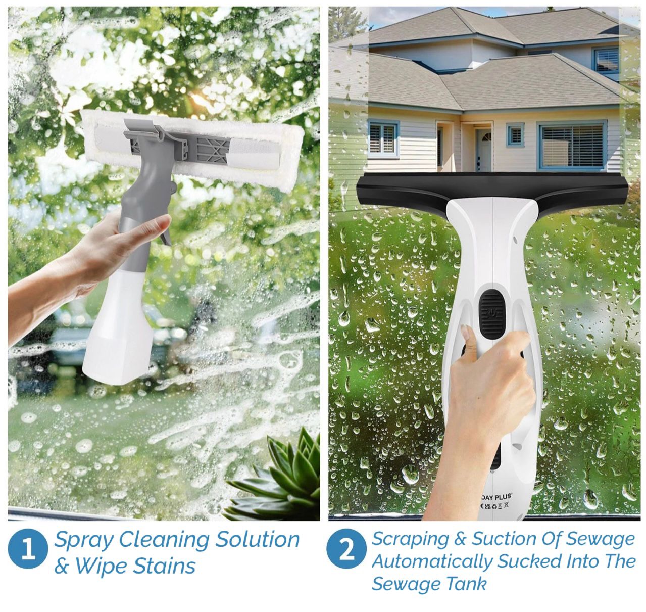 Rechargeable Window Vacuum Cleaner