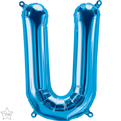 16 IN FOIL BLUE LETTER U AIR FILLED 1CTP