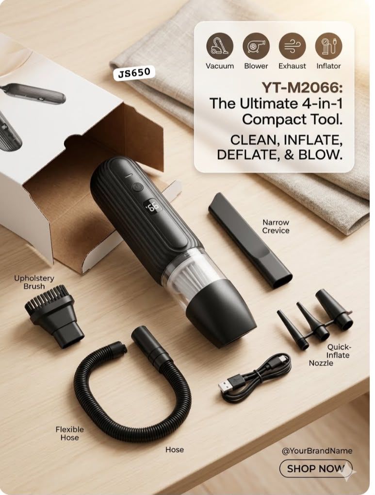 COMPACT HANDHELD VACUUM