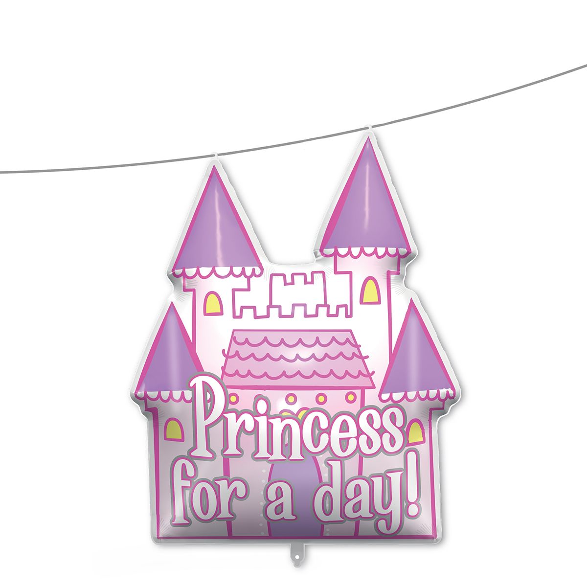 37 INCH AIR-HELIUM FOIL SUPRSZD PRINCES CSTLE 1CTP