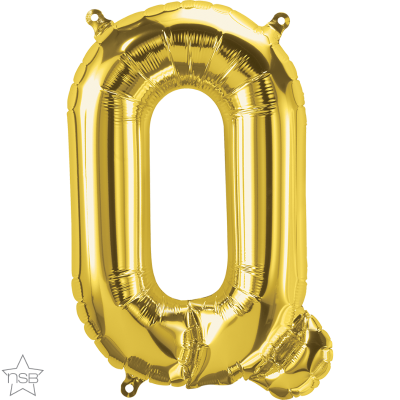 34 INCH FOIL GOLD LETTER Q 1CTP