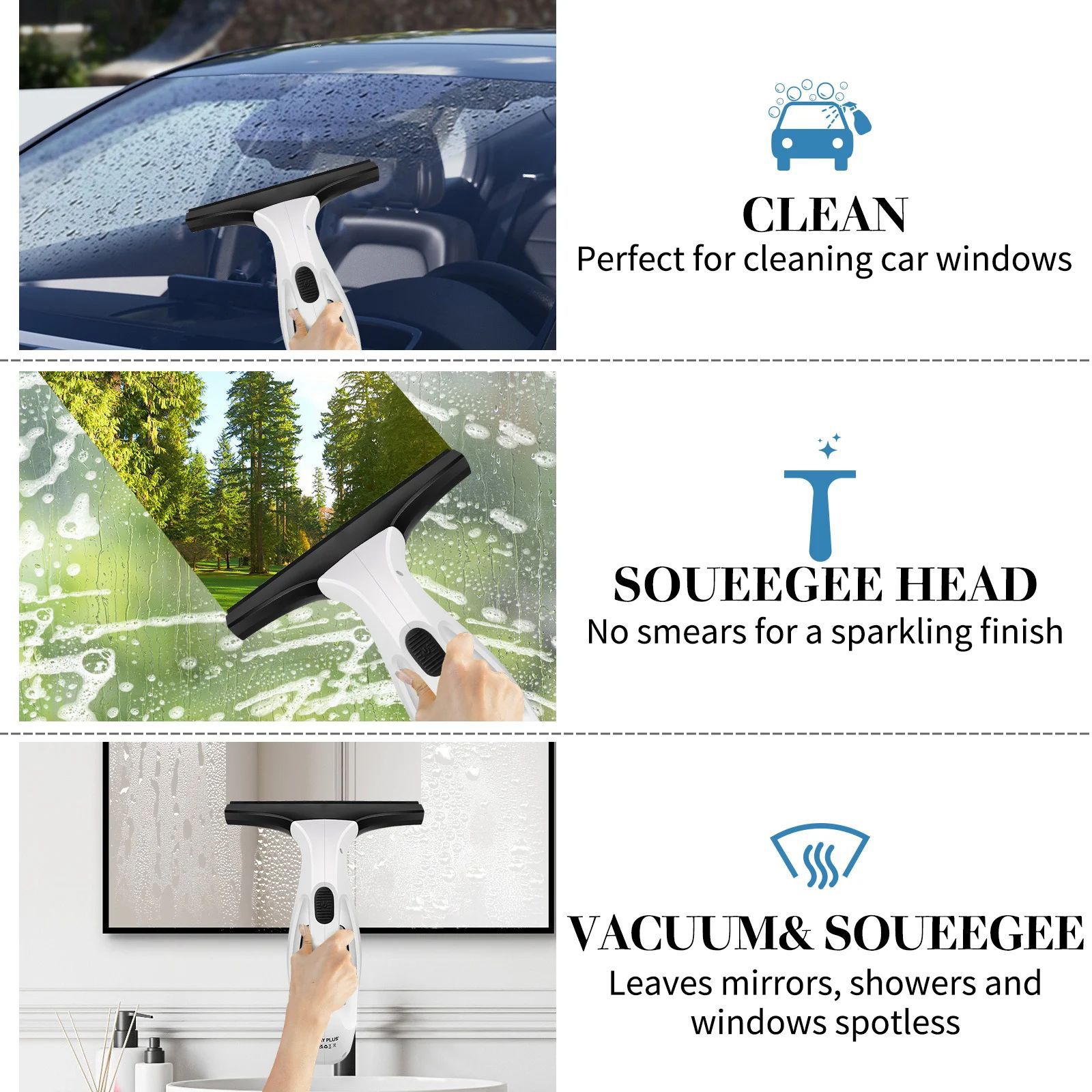 Rechargeable Window Vacuum Cleaner