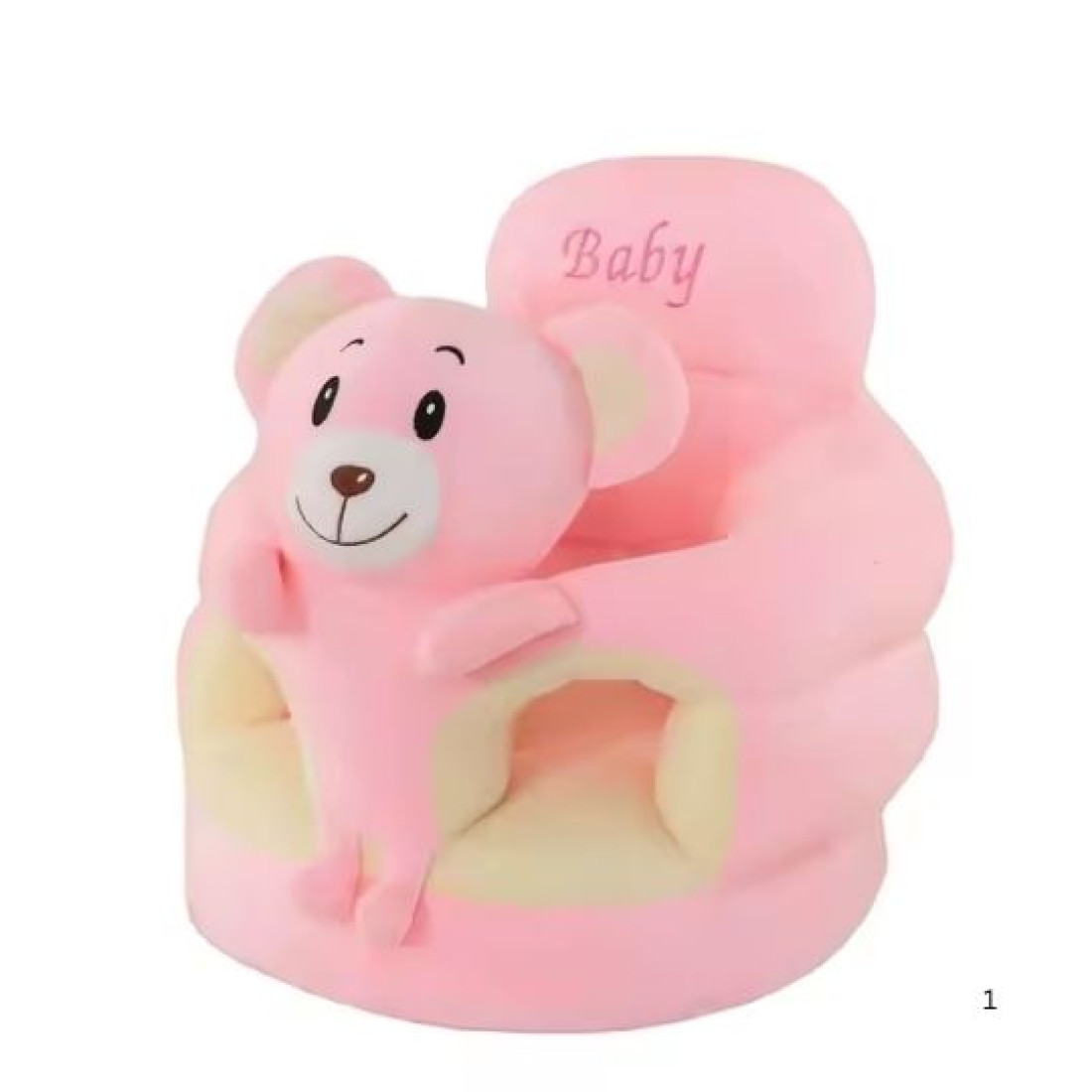 Plush Cushion - Pink Teddy