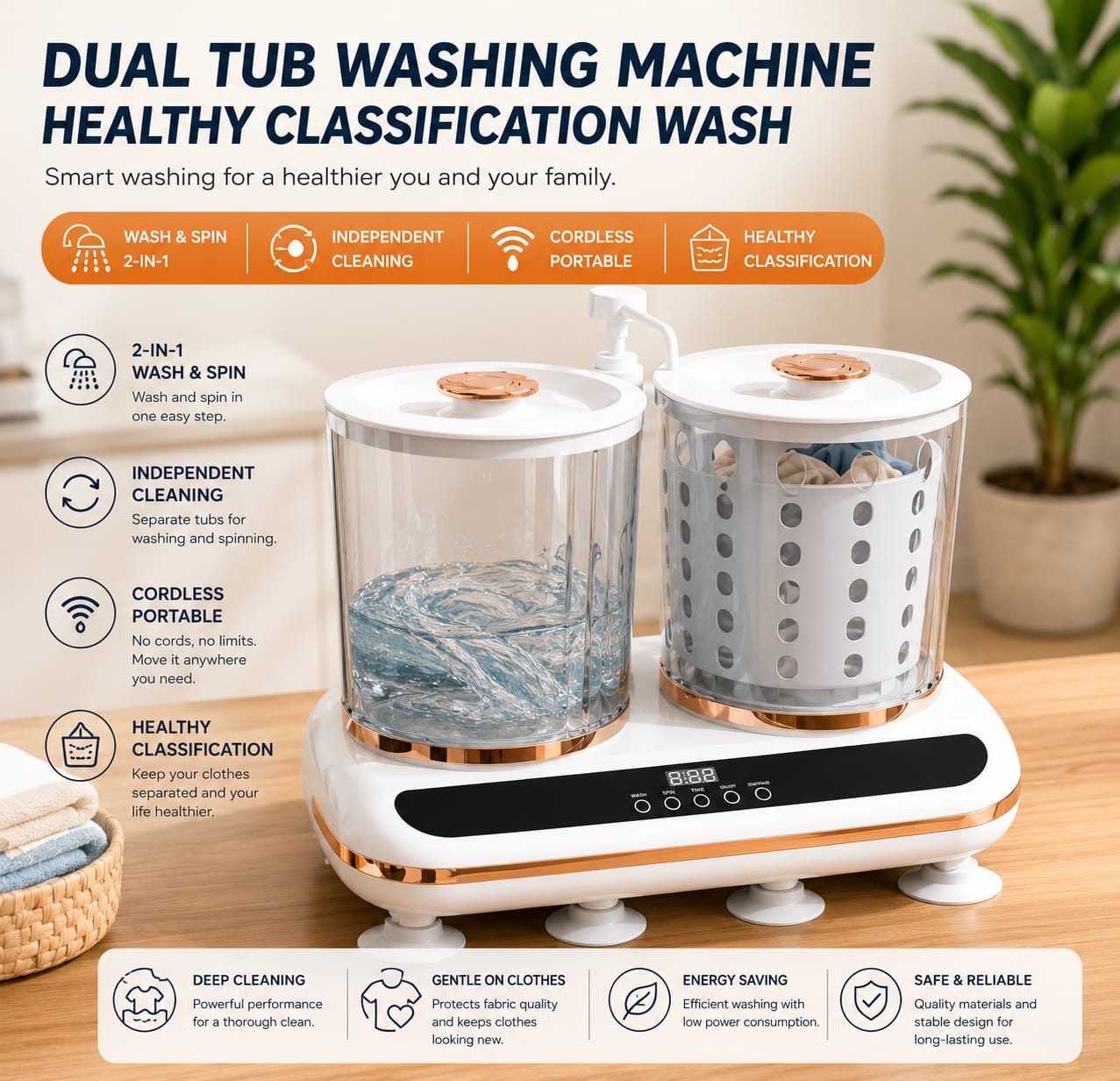 Dual Tub Washing Machine