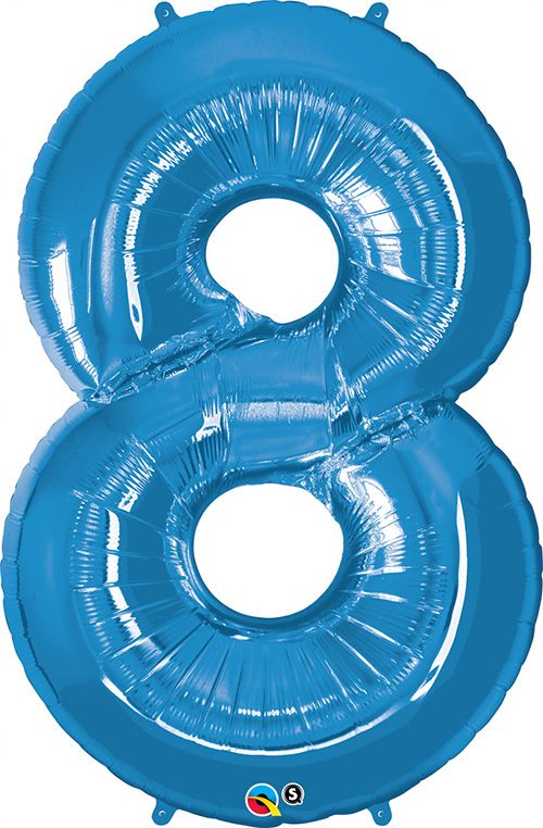 34 INCH FOIL NUMBER 8 SAPPHIR BLUE 1CTP