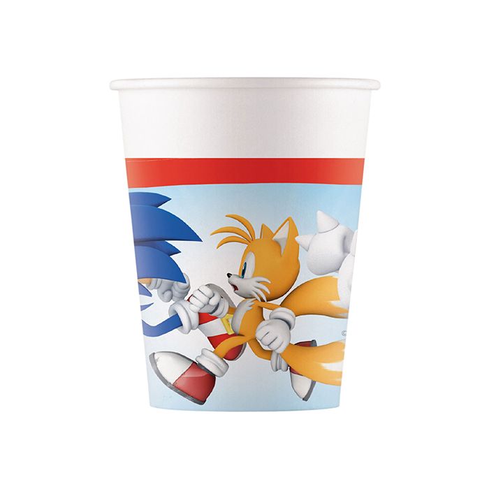 8 Piece Sonic Paper Cups 200ml
