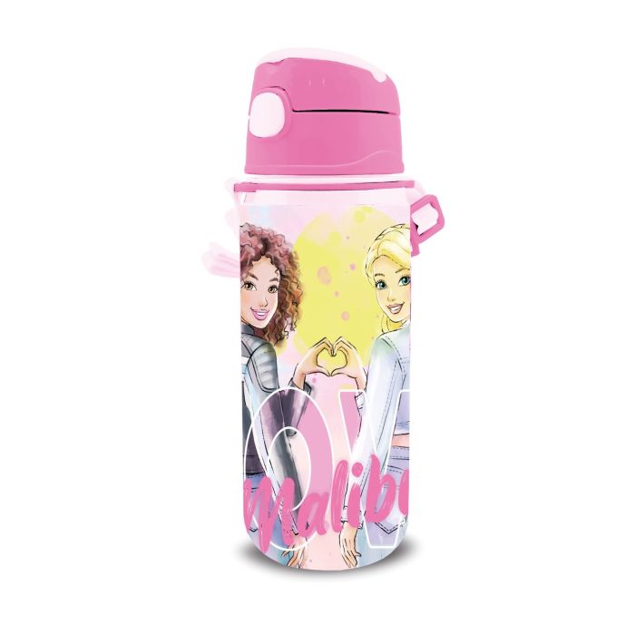 Barbie Aluminium Canteen With Strap 600ml