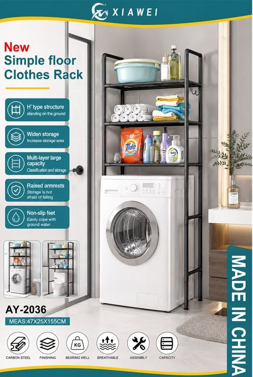 Over Washing Machine Rack