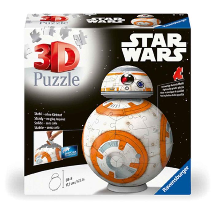 Ravensburger 99pc 3d Puz At Star Wars BB8