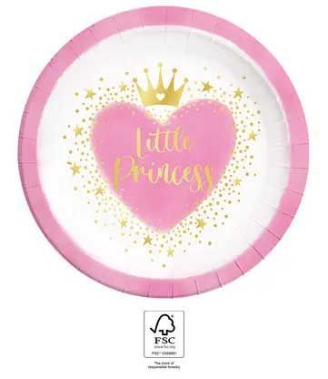 MY LITTLE PRINCESS PAPER PLATES 23CM 8CT
