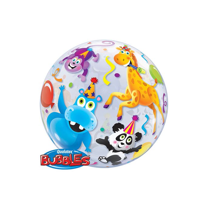 22 INCH SINGLE BUBBLE PARTY ANIMAL 1CTP