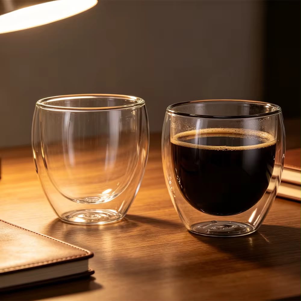 Double Walled Glasses Set of 6