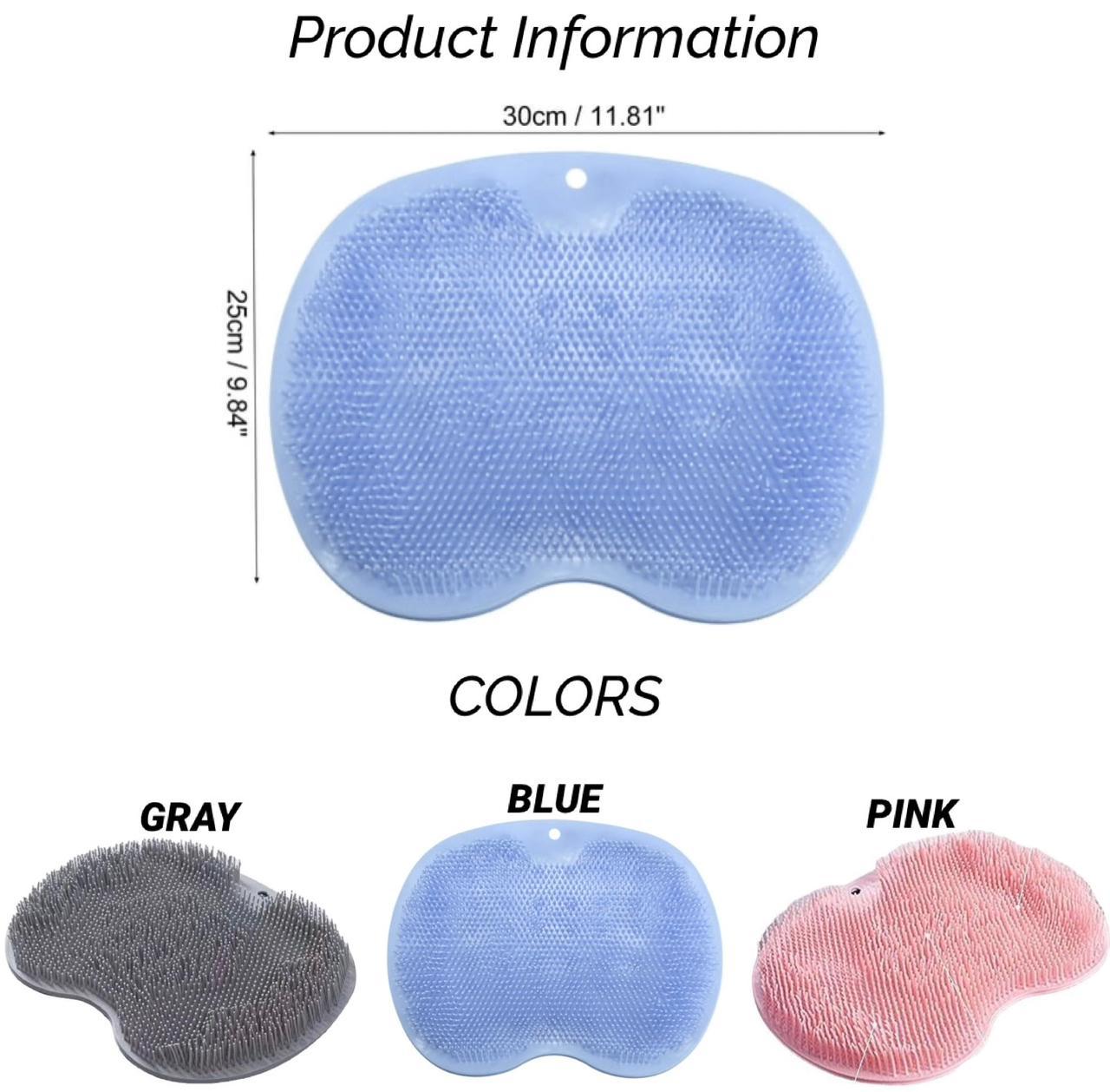 Bath Scrubber Massager Mat