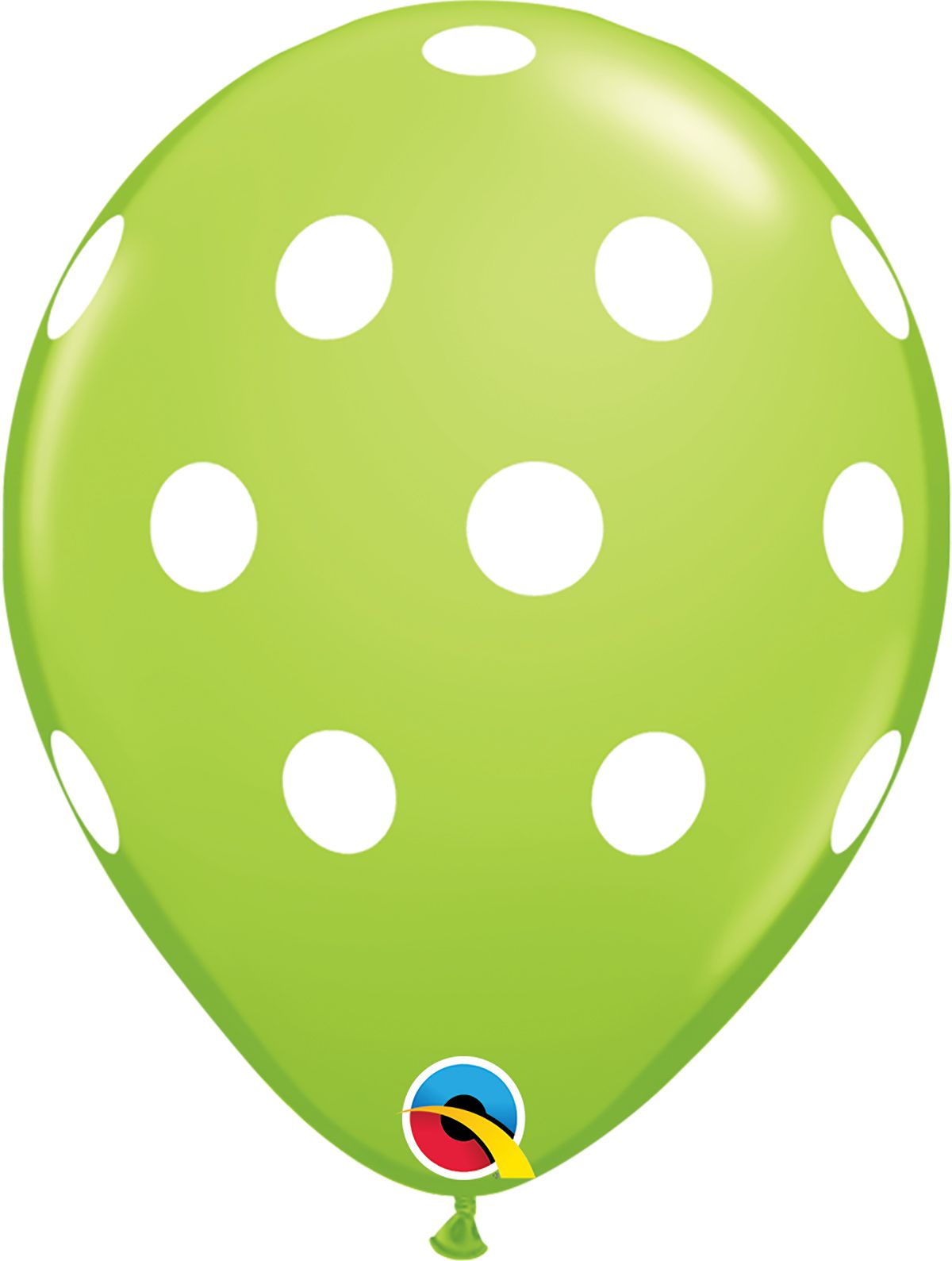 11 INCH LATEX RND BIG POLKA DTS ASST 50CTP