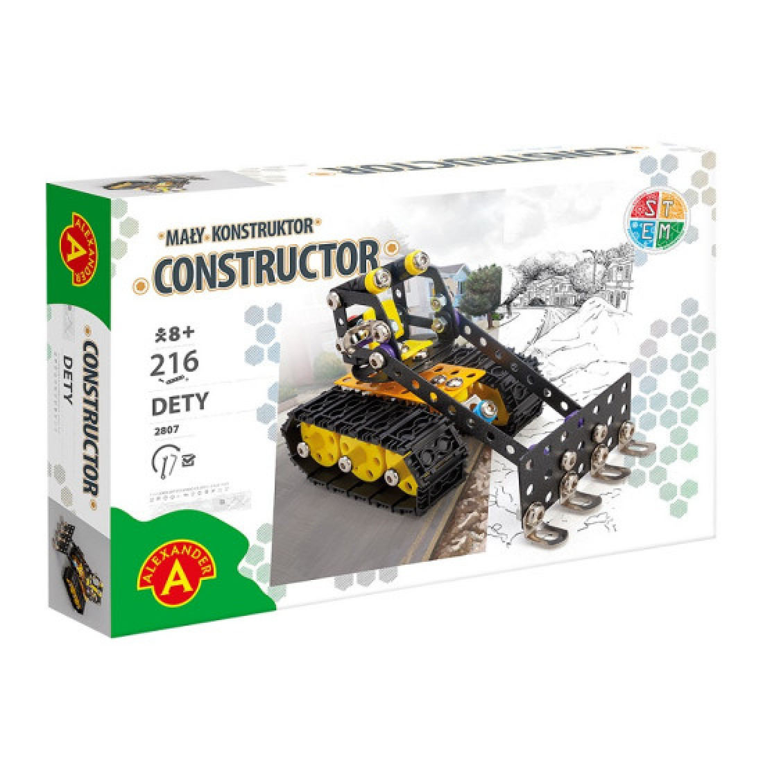 Constructor Dety Bulldozer Metal Construction Building Kit