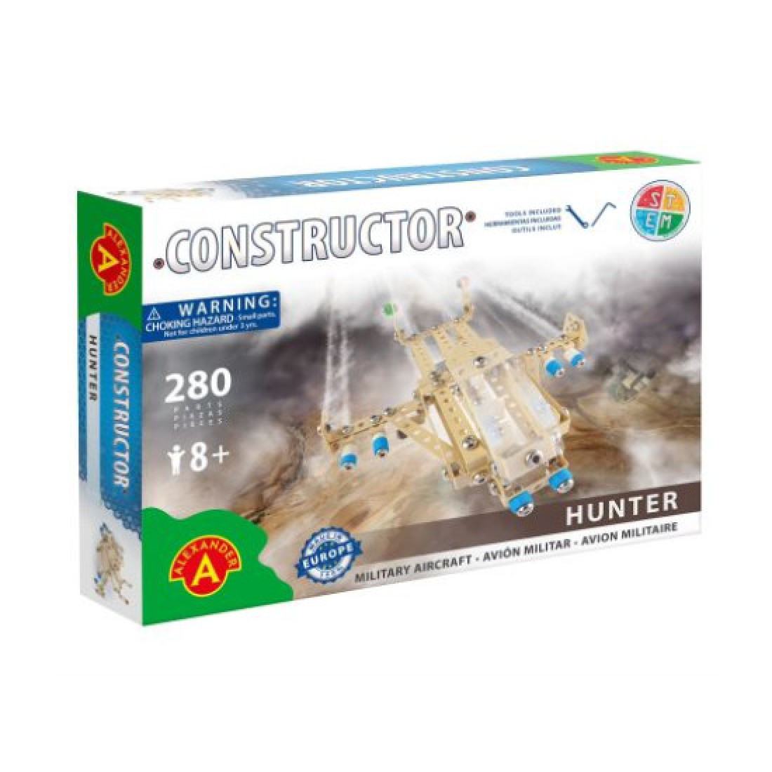 Constructor Hunter Air Jet Metal Construction Building Kit