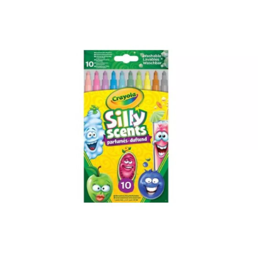 Crayola Silly Scents 10 Washable Markers – Scented Colouring Markers