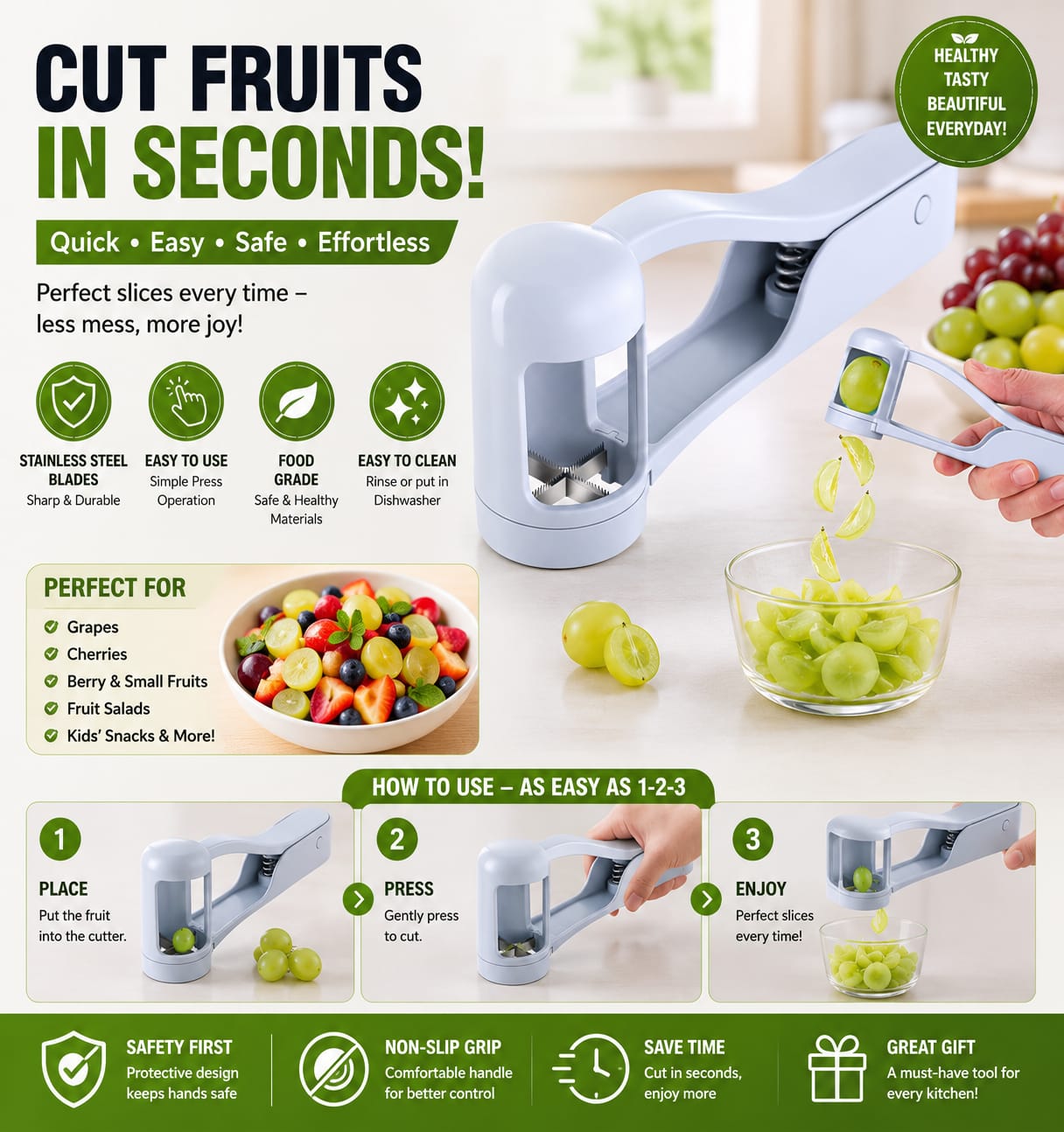 Grape And Fruit Cutter