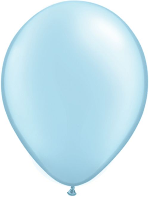 11 INCH LATEX RND PRL LT BLUE 100CTP
