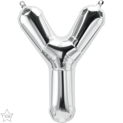 34 INCH FOIL SILVER LETTER Y 1CTP