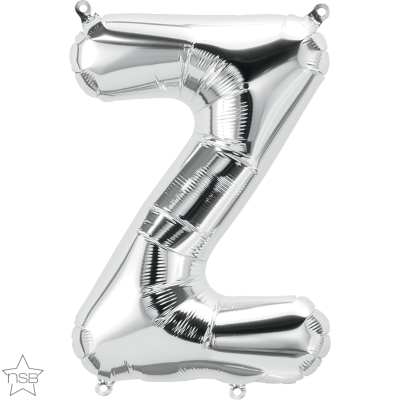 16 IN FOIL SILVER LETTER Z AIR FILLED 1CTP