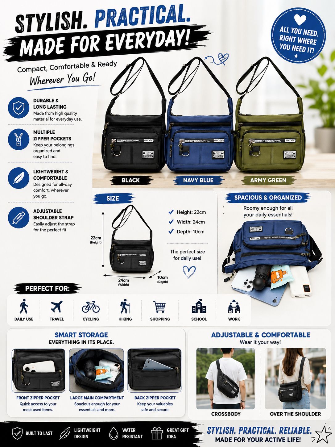 Travel Crossbody Bag