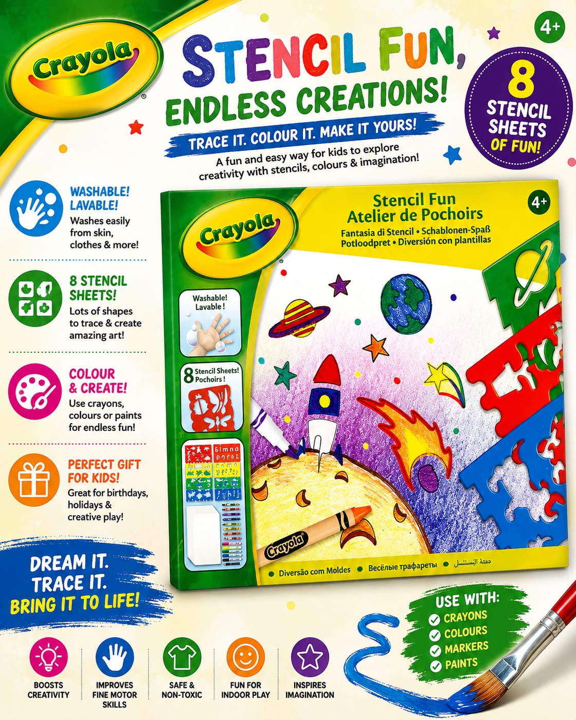 Stencil Fun Kit
