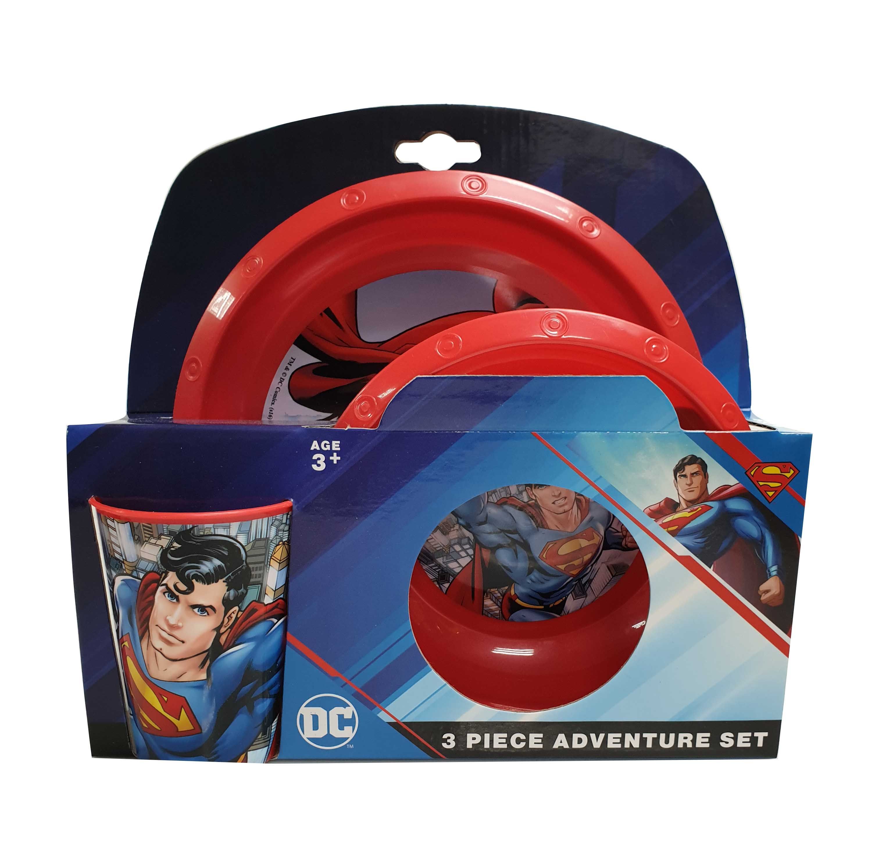 Superman 3 Piece Adventure Eating Set