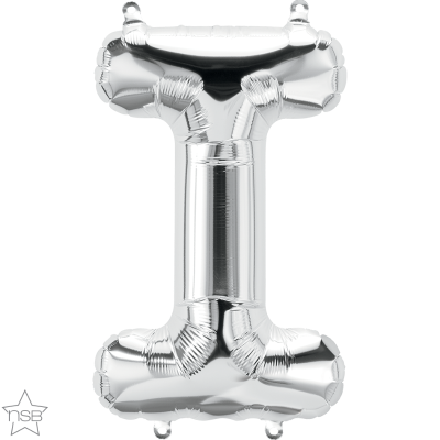 34 INCH FOIL SILVER LETTER I 1CTP