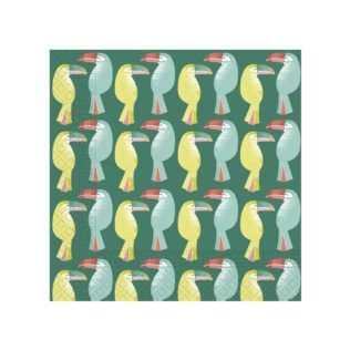 TOUCAN TWO-PLY PAPER NAPKINS 33X33CM 20CT