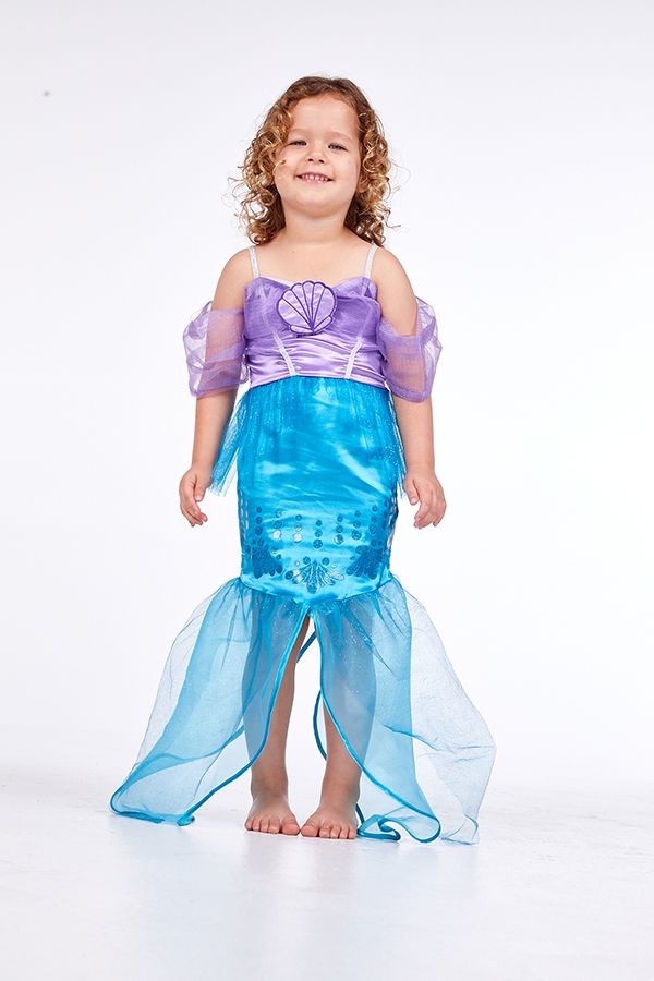 DISNEY PRINCESS ARIEL DRESS UP AGE 3 4 1CT